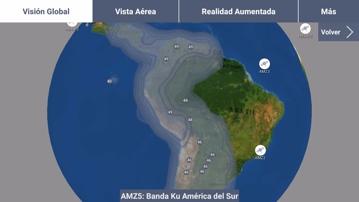 localizar satelite hispasat mapa Hispasat App localizar satelite hispasat mapa